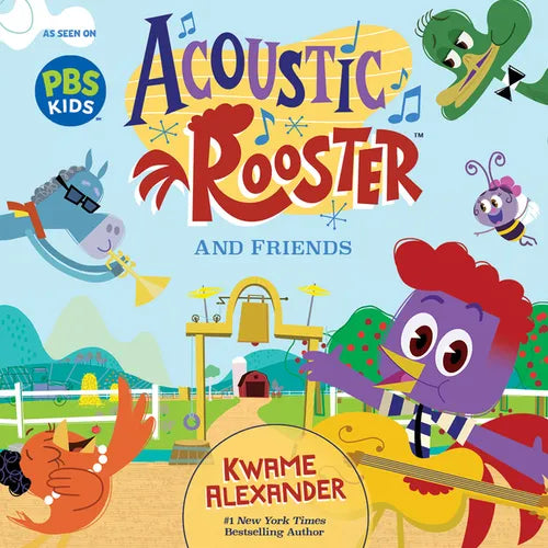 Acoustic Rooster and Friends - Board Book (ONLINE ORDER ONLY)