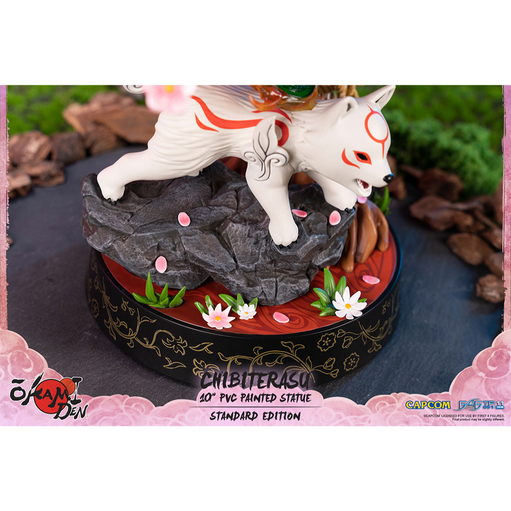 First 4 Figures: Okamiden - Chibiterasu 10-Inch PVC Statue (Standard Edition) (ONLINE ORDER ONLY)