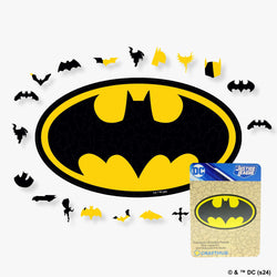 Batman Logo Wooden Jigsaw Puzzle (Online Order Only)