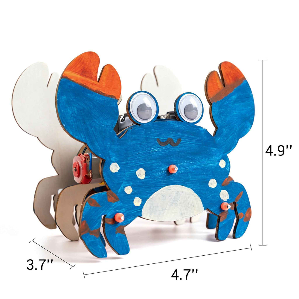 Sound-Activated Walking Crab STEM Kit – Build, Paint & Watch It Walk (ONLINE ORDER ONLY)