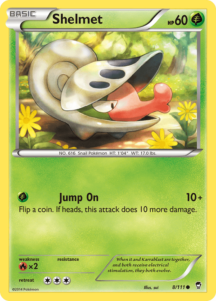 Shelmet (8/111) [XY: Furious Fists] (Online Only)