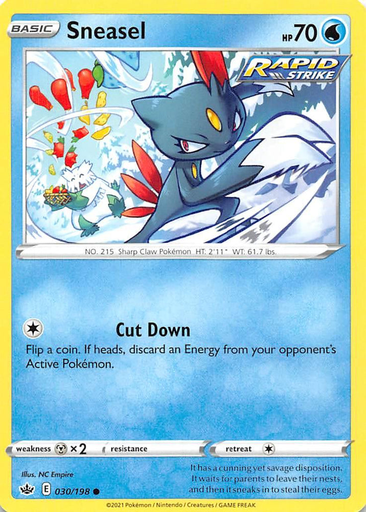 Sneasel (030/198) [Sword & Shield: Chilling Reign] (Online Only)
