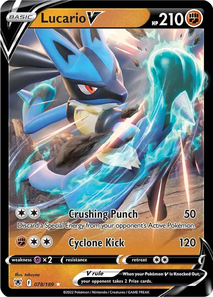 Lucario V (078/189) [Sword & Shield: Astral Radiance] (Online Only)