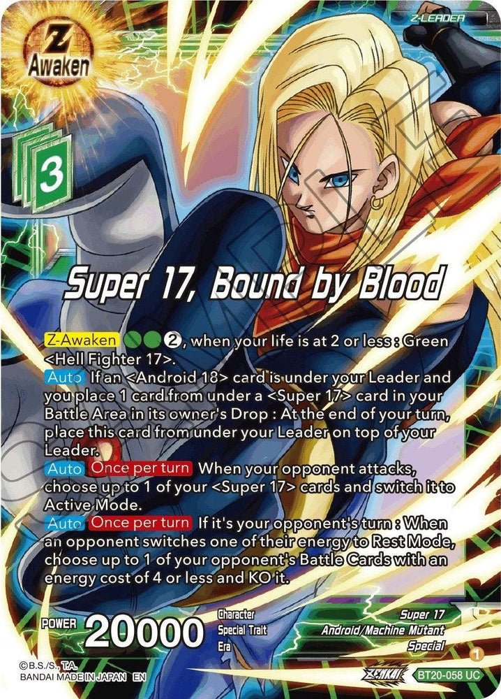 Super 17, Bound by Blood (BT20-058) [Power Absorbed] (ONLINE ORDER ONLY)