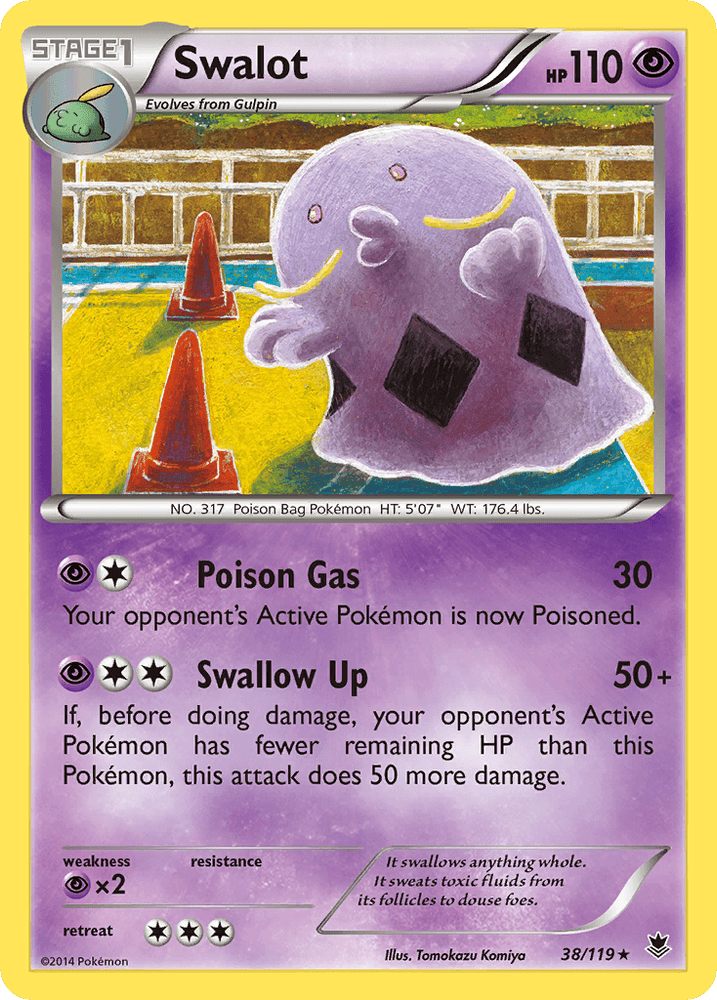 Swalot (38/119) [XY: Phantom Forces] (Online Only)