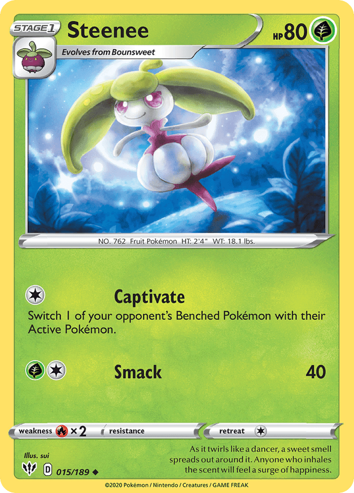 Steenee (015/189) [Sword & Shield: Darkness Ablaze] (Online Only)