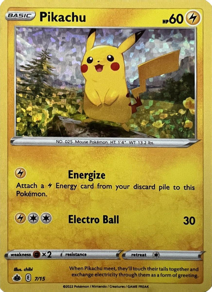 Pikachu (7/15) [McDonald's Promos: Match Battle] (Online Only)