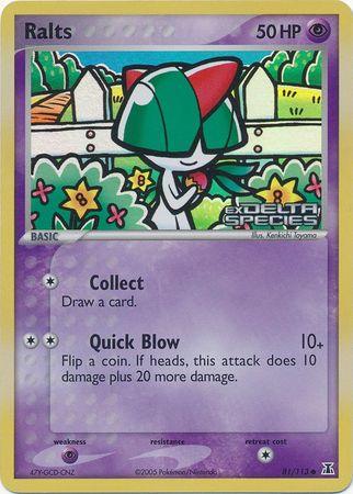 Ralts (81/113) (Stamped) [EX: Delta Species] (Online Only)