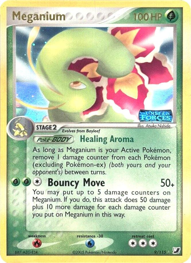 Meganium (9/115) (Stamped) [EX: Unseen Forces] (Online Only)