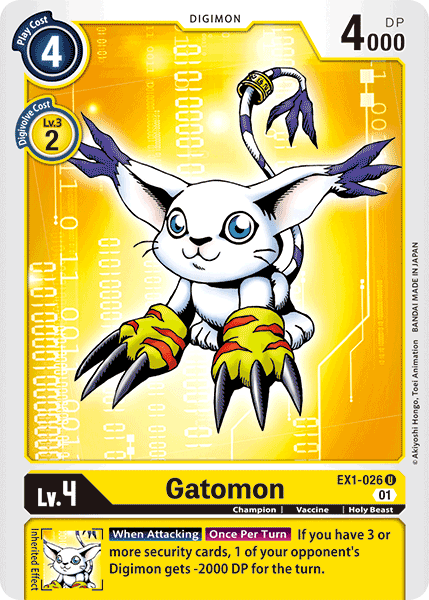 Gatomon [EX1-026] [Classic Collection] (ONLINE ORDER ONLY)