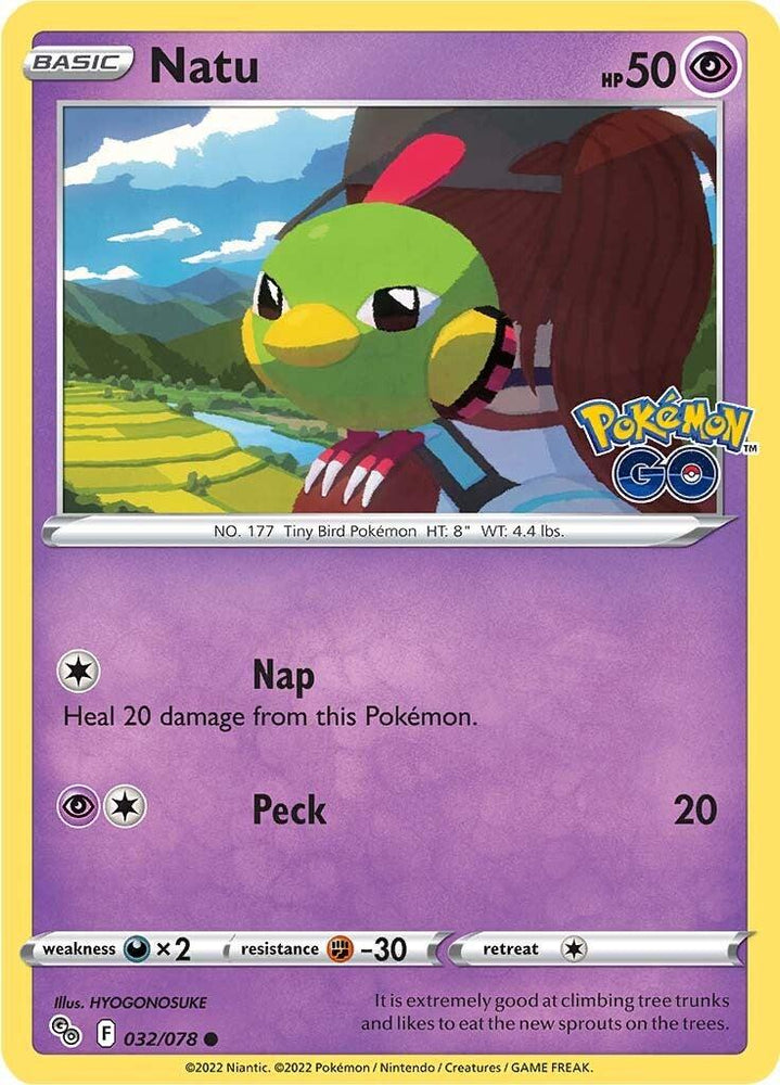 Natu (032/078) [Pokémon GO] (Online Only)