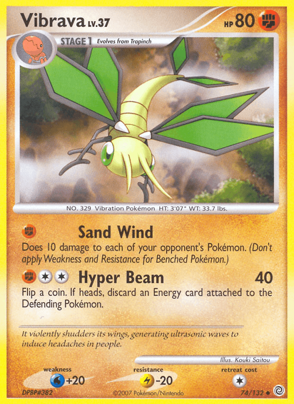 Vibrava (74/132) [Diamond & Pearl: Secret Wonders] (Online Only)