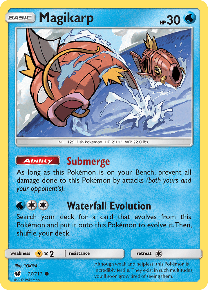 Magikarp (17/111) [Sun & Moon: Crimson Invasion] (Online Only)