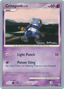 Croagunk LV.13 (60/100) (Intimidation - Tristan Robinson) [World Championships 2008] (Online Only)