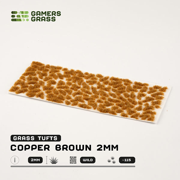 Gamers Grass Tufts: Copper Brown 2mm- Wild (ONLINE ORDER ONLY)