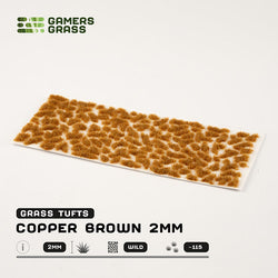 Gamers Grass Tufts: Copper Brown 2mm- Wild (ONLINE ORDER ONLY)