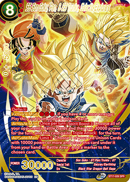 SS Son Goku, Pan, & SS Trunks, Galactic Explorers (SPR) (BT17-009) [Ultimate Squad] (ONLINE ORDER ONLY)
