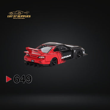 Mini-GT Nissan LB-Super Silhouette S15 SILVIA ADVAN #649 1:64 MGT00649 (ONLINE ORDER ONLY)
