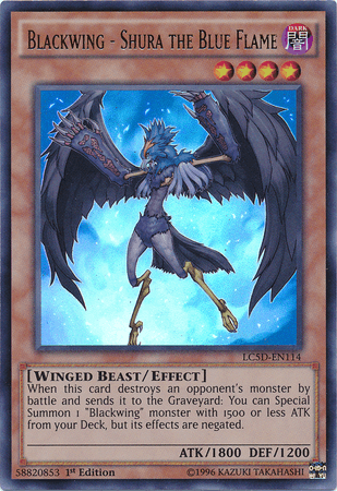 Blackwing - Shura the Blue Flame [LC5D-EN114] Ultra Rare (ONLINE ORDER ONLY)
