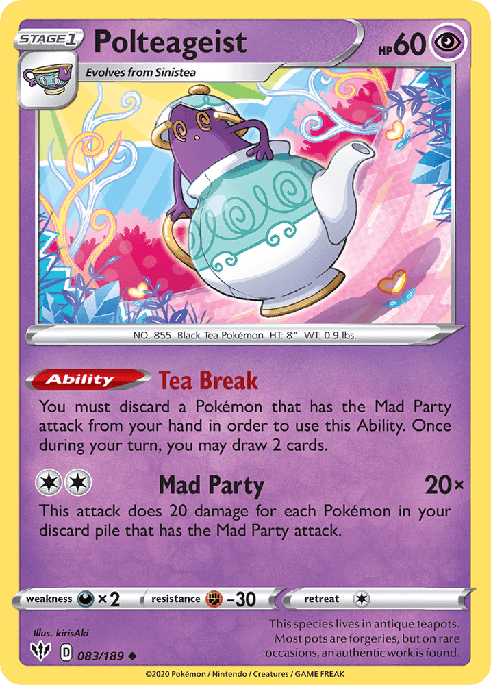 Polteageist (083/189) [Sword & Shield: Darkness Ablaze] (Online Only)