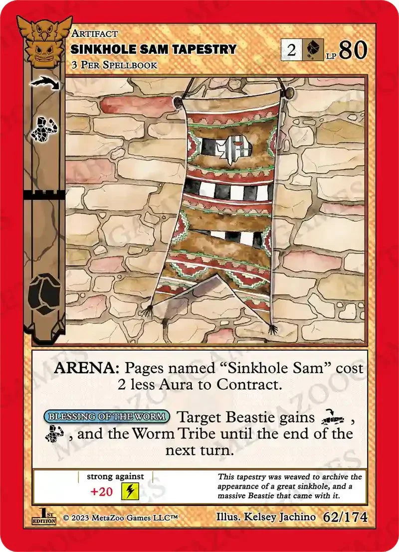 Sinkhole Sam Tapestry [Native: First Edition] (ONLINE ORDER ONLY)