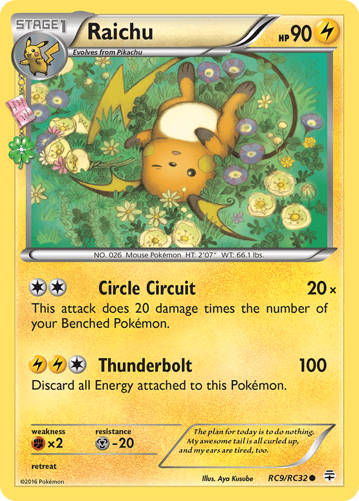 Raichu (RC9/RC32) [XY: Generations] (Online Only)