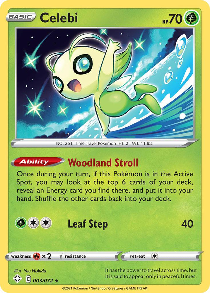 Celebi (003/072) [Sword & Shield: Shining Fates] (Online Only)