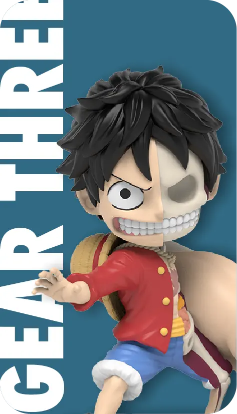 Freeny's Hidden Dissectibles: One Piece (Luffy’s Gears Edition) Blind Box (1 Blind Box) (ONLINE ORDER ONLY)