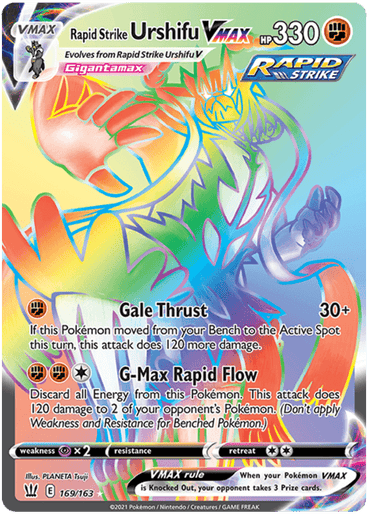 Rapid Strike Urshifu VMAX (169/163) [Sword & Shield: Battle Styles] (Online Only)