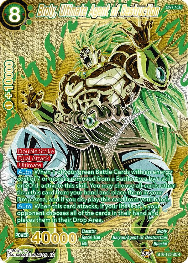 Broly, Ultimate Agent of Destruction (Premium Edition) (BT6-125) [5th Anniversary Set] (ONLINE ORDER ONLY)
