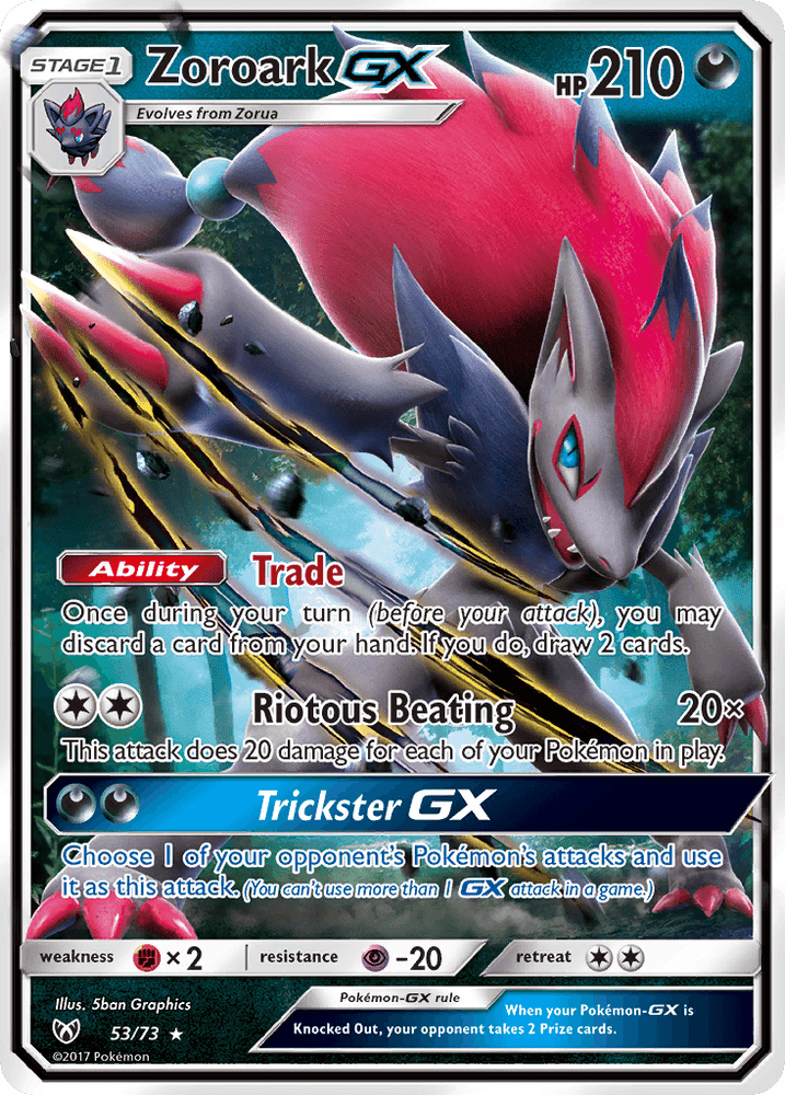 Zoroark GX (53/73) [Sun & Moon: Shining Legends] (Online Only)
