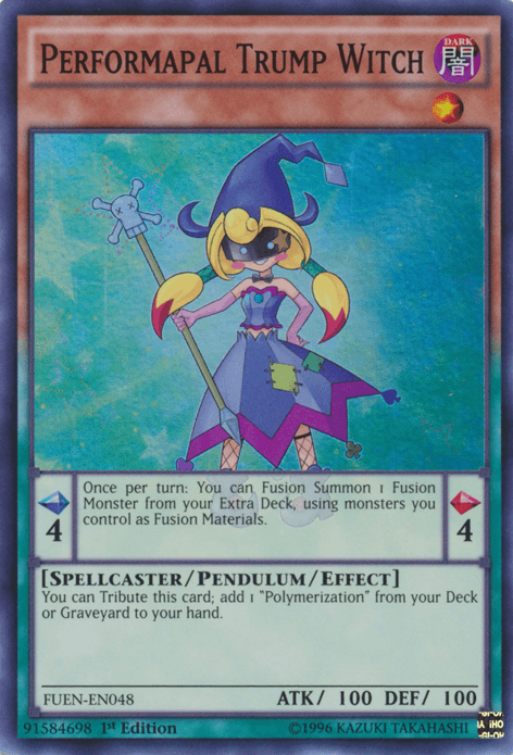 Performapal Trump Witch [FUEN-EN048] Super Rare (ONLINE ORDER ONLY)