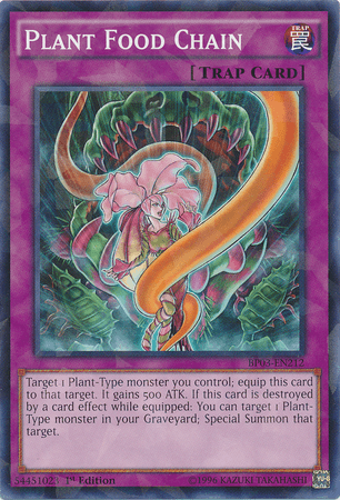 Plant Food Chain [BP03-EN212] Shatterfoil Rare (ONLINE ORDER ONLY)