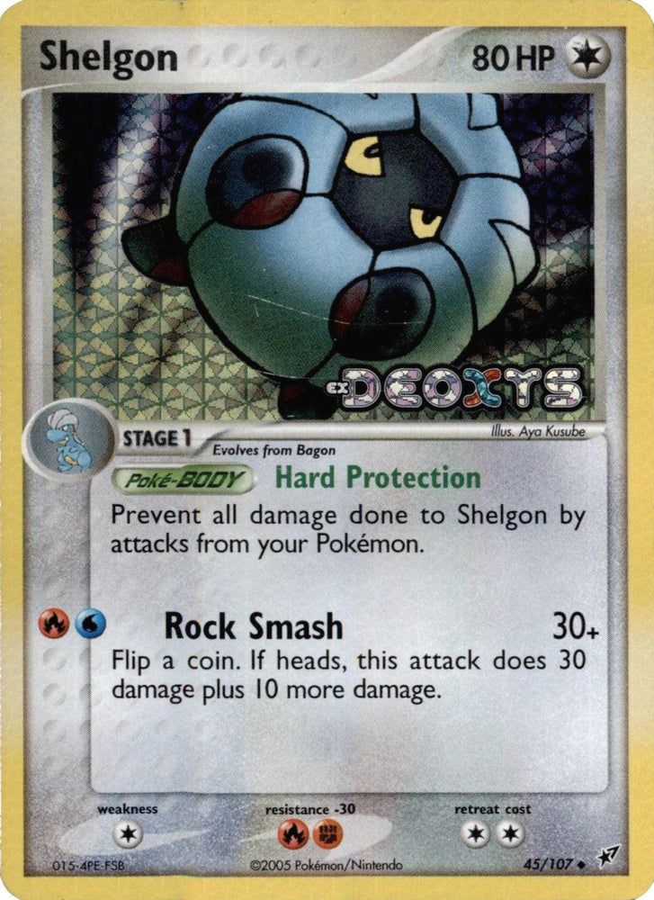 Shelgon (45/107) (Stamped) [EX: Deoxys] (Online Only)