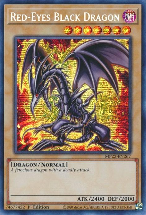 Red-Eyes Black Dragon [MP22-EN267] Prismatic Secret Rare (ONLINE ORDER ONLY)