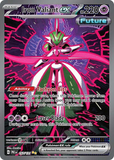Iron Valiant ex (157/131) [Scarlet & Violet: Prismatic Evolutions] (Online Only)