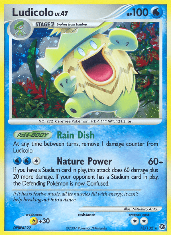 Ludicolo (13/132) [Diamond & Pearl: Secret Wonders] (Online Only)