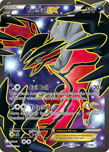Yveltal EX (144/146) [XY: Base Set] (Online Only)
