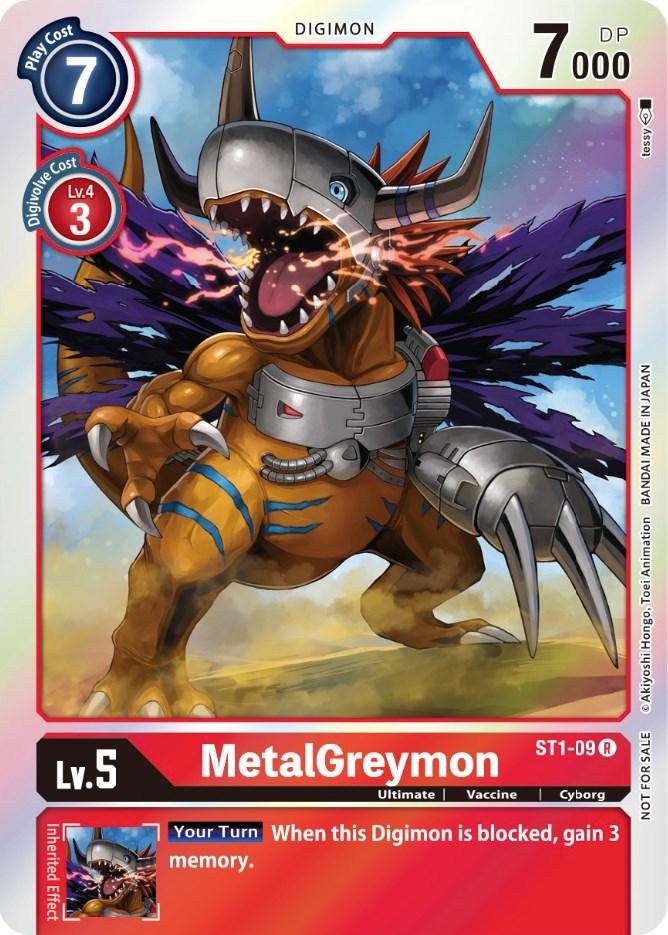 MetalGreymon [ST1-09] (Official Tournament Pack Vol. 6) [Starter Deck: Gaia Red Promos] (ONLINE ORDER ONLY)