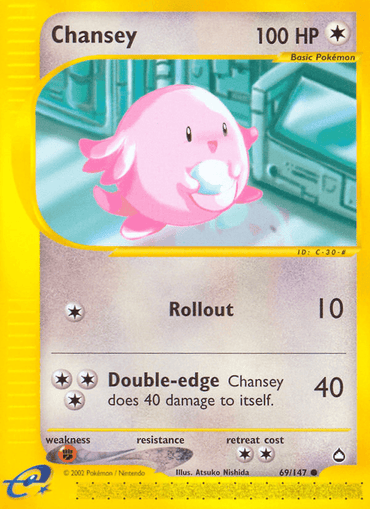 Chansey (69/147) [Aquapolis] (Online Only)