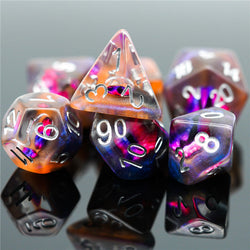 Demon Eye Dragon Eye Dice 7-Dice Set Resin Dungeons and Dragons Dice (Online Only)