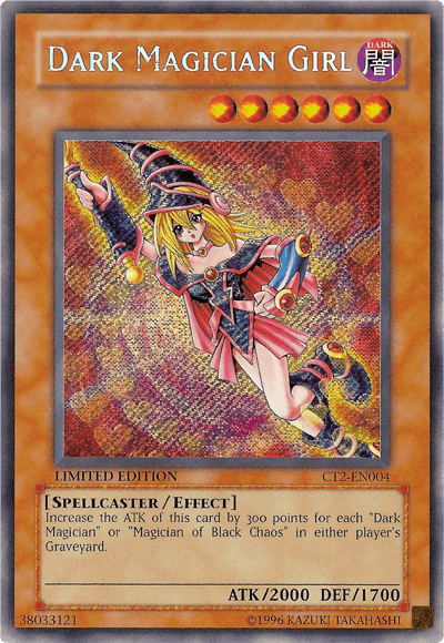 Dark Magician Girl [CT2-EN004] Secret Rare (ONLINE ORDER ONLY)