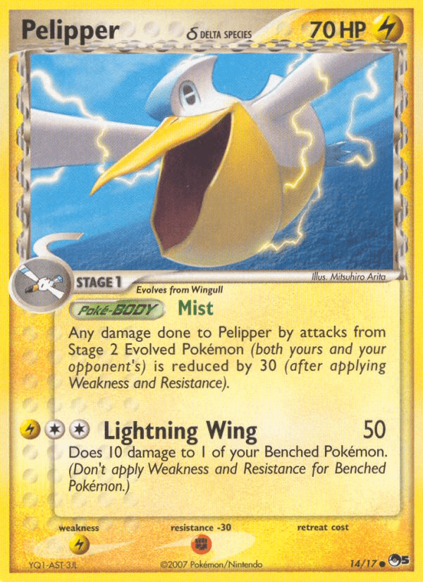 Pelipper (14/17) (Delta Species) [POP Series 5] (Online Only)