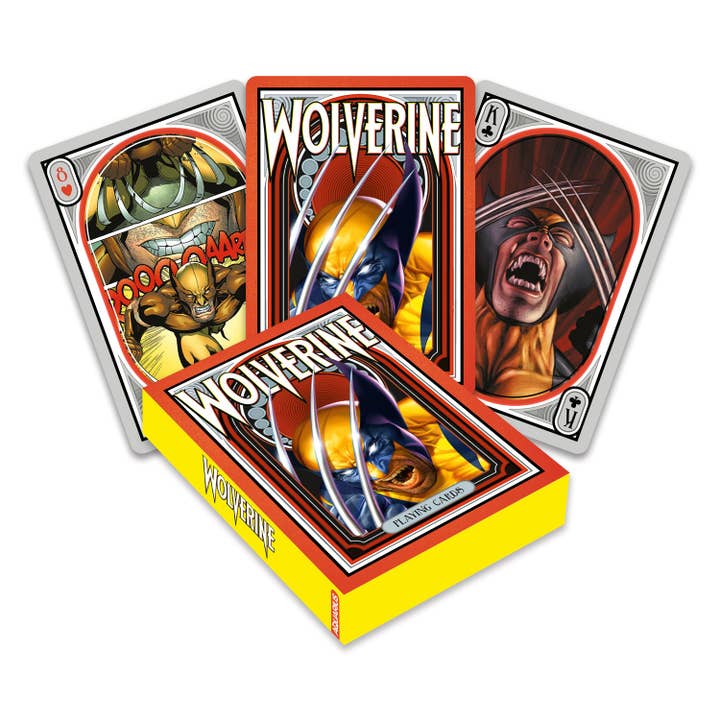 Aquarius: Nouveau Playing Cards - Marvel - Wolverine (ONLINE ORDER ONLY)
