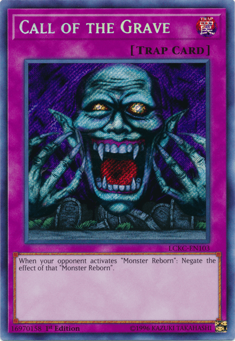 Call of the Grave [LCKC-EN103] Secret Rare (ONLINE ORDER ONLY)