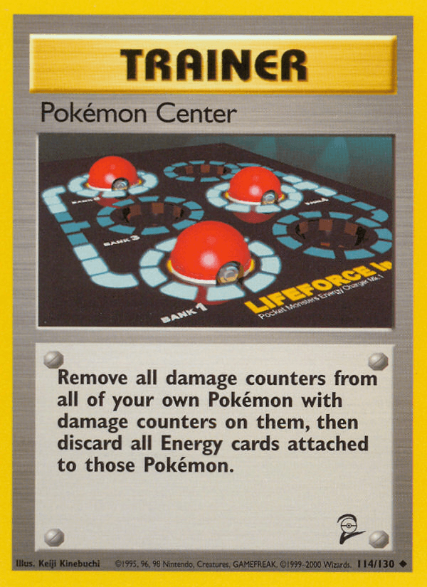 Pokemon Center (114/130) [Base Set 2] (Online Only)
