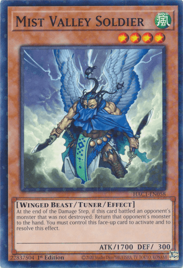 Mist Valley Soldier (Duel Terminal) [HAC1-EN058] Common (ONLINE ORDER ONLY)