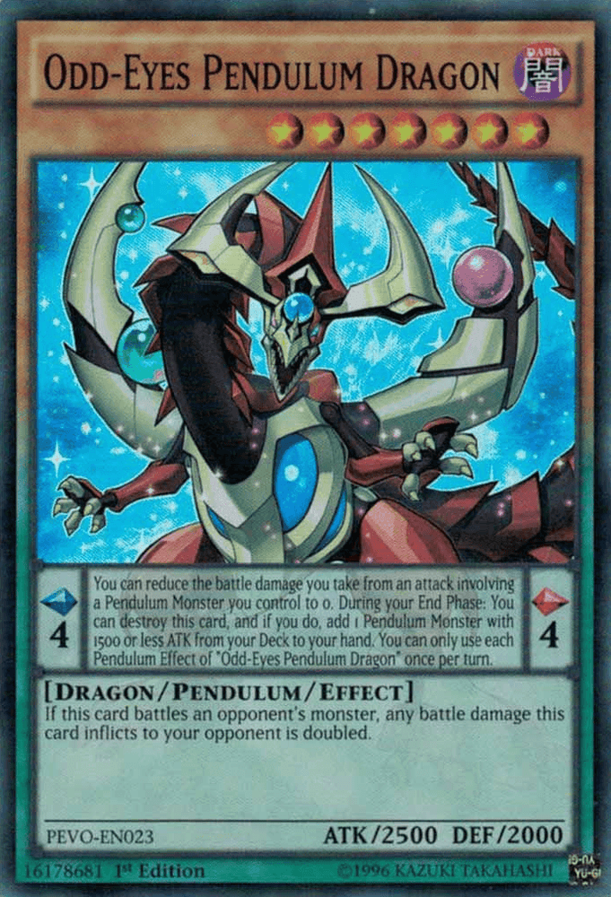 Odd-Eyes Pendulum Dragon [PEVO-EN023] Super Rare (ONLINE ORDER ONLY)