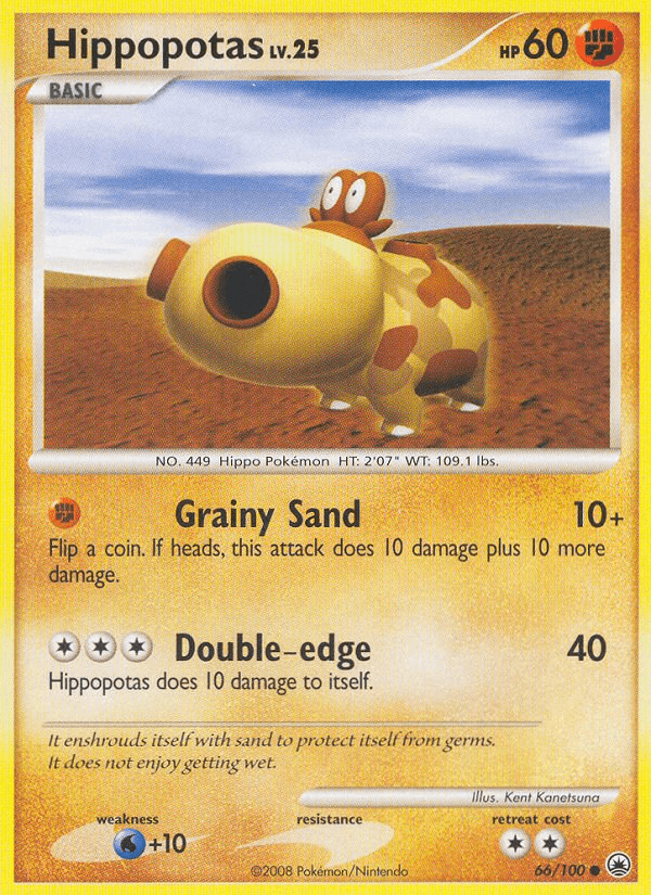 Hippopotas (66/100) [Diamond & Pearl: Majestic Dawn] (Online Only)
