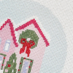Cotswold Co Designs - Christmas Houses Ornament Needlepoint Canvas 18 Mesh 4” (ONLINE ORDER ONLY)